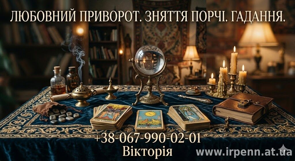 Допомога екстрасенса Івано-Франківськ. Ворожіння, любовна магія, зняття порчі та пристріту.